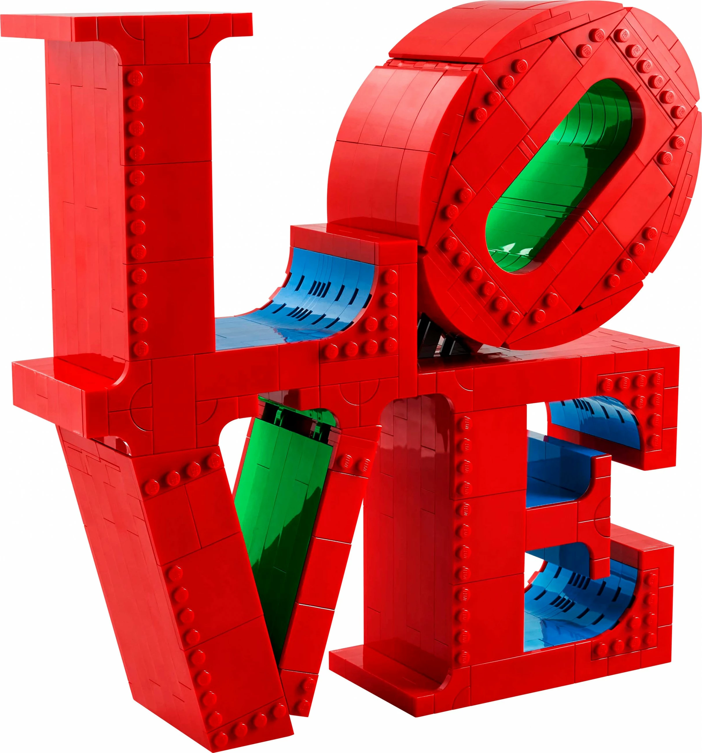 Umetniški set LOVE, LEGO Art 31214, večbarven