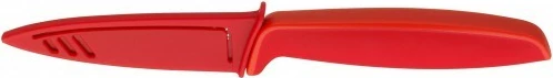Set nožev, 4-delni, nerjaveče jeklo, ergonomski ročaji, rdeč — WMF Touch