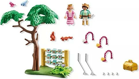Igralni set Princesa Playmobil Magic 71849 Kraljevski otroci v parku, 58 kosov