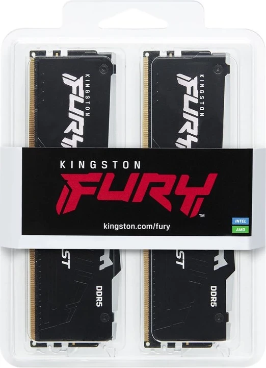 RAM pomnilnik Kingston FURY 32GB 5200MT/s DDR5 CL40 DIMM (komplet 2) Beast RGB