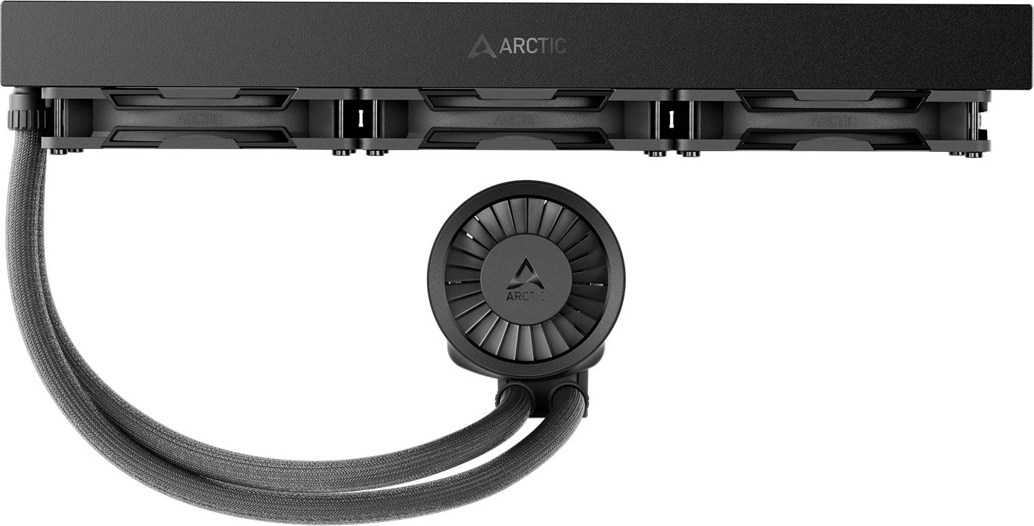 Hladilni sistem na vodni osnovi Liquid Freezer III Pro 420, ARCTIC, 3 ventilatorji, črn