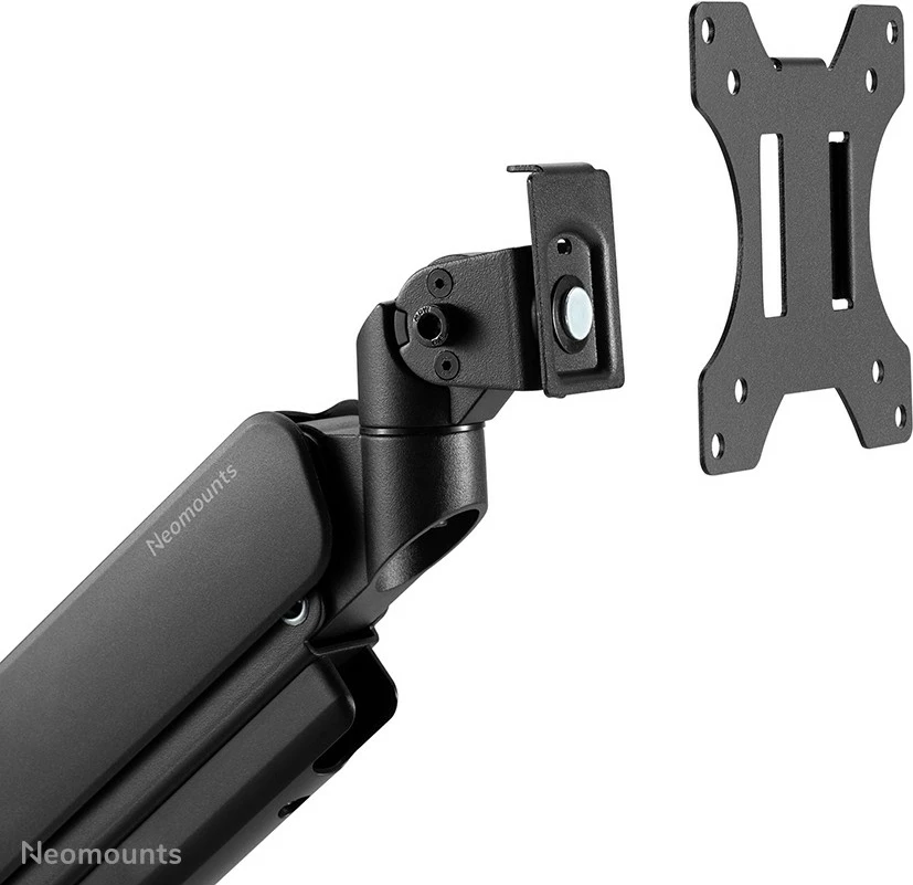 Nastavljiv nosilec za monitor Neomounts DS70-450BL1, plinska vzmet, 17–42 palcev, 15 kg, črn