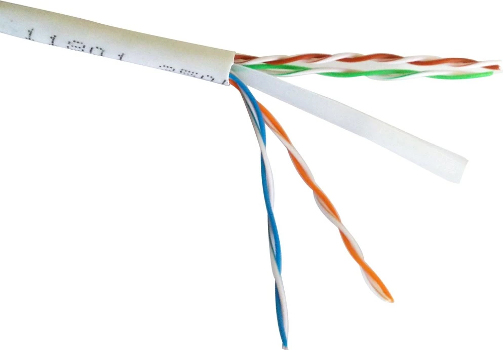 Kabel omrežja, Cat6 Gembird PP6U, 0,5 m, bel