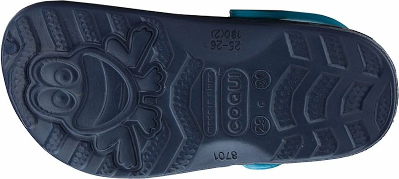 Otroške čevlje Coqui Little Frog, temno modre