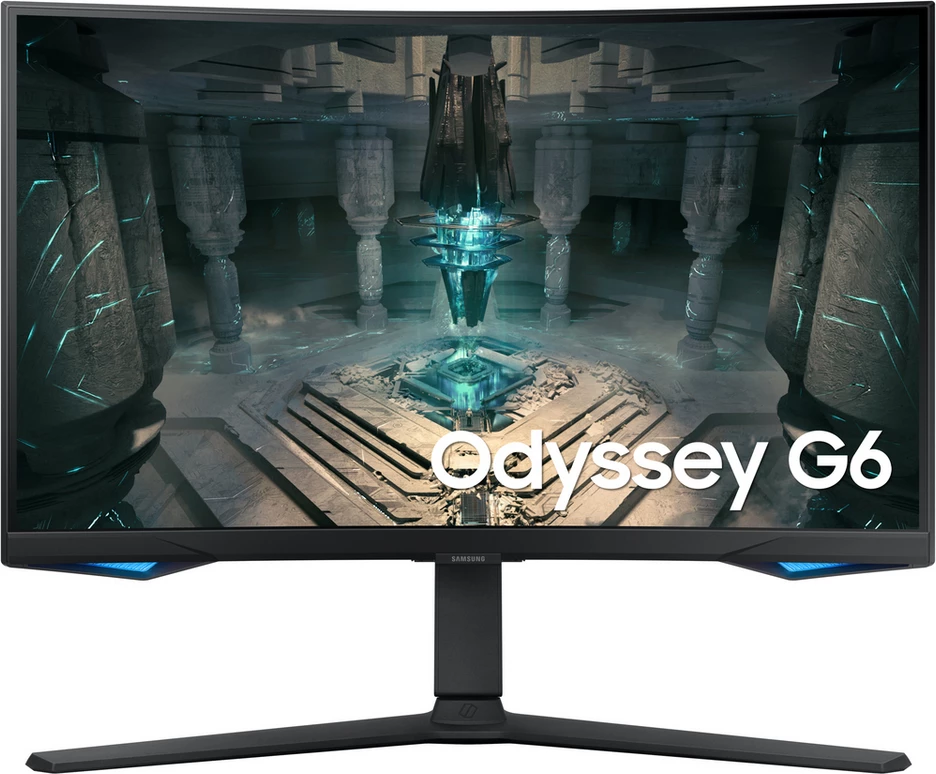 27" ukrivljen QHD monitor, 2560 x 1440, 240 Hz, 1 ms, VA, z vgrajenimi zvočniki Samsung Odyssey G6 S27BG650EU / LS27BG650EUXEN, črn