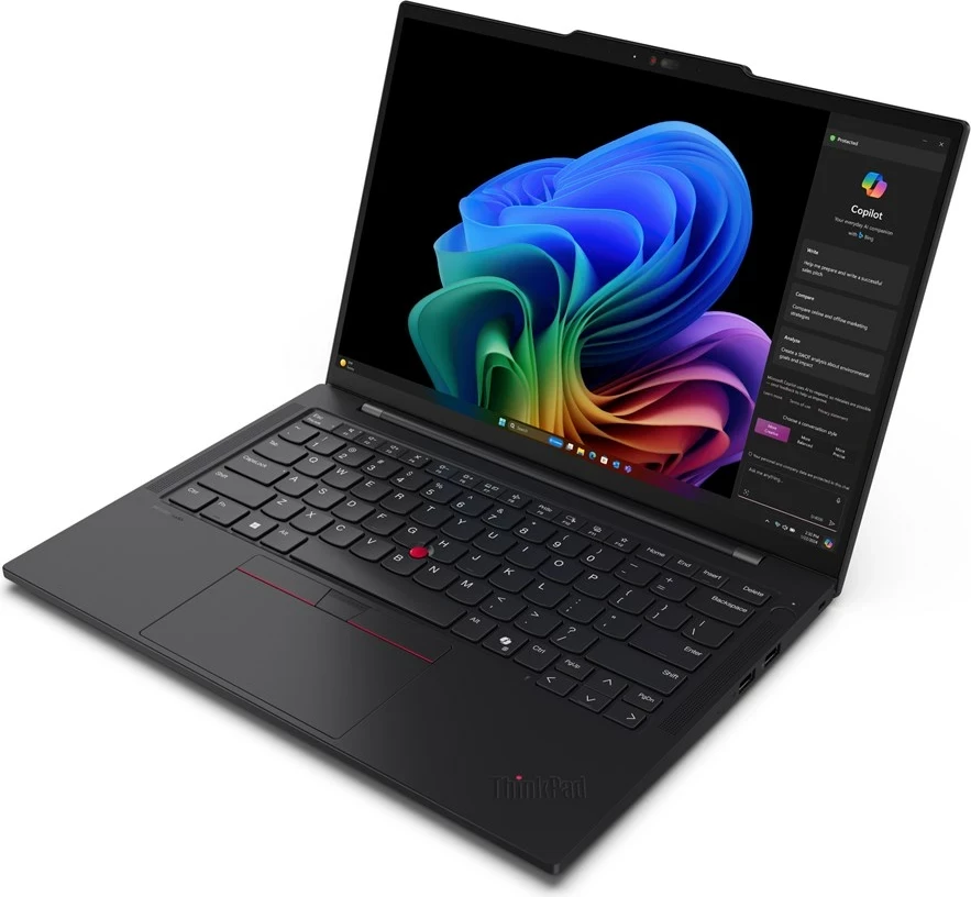 Prenosnik Lenovo ThinkPad T14s Gen 6 Copilot+ PC, 14", Snapdragon X1E-78-100, 32 GB RAM, 1 TB SSD, črn