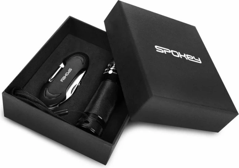 Večnamenski pripomoček Spokey Zoom, za moške in ženske, črn