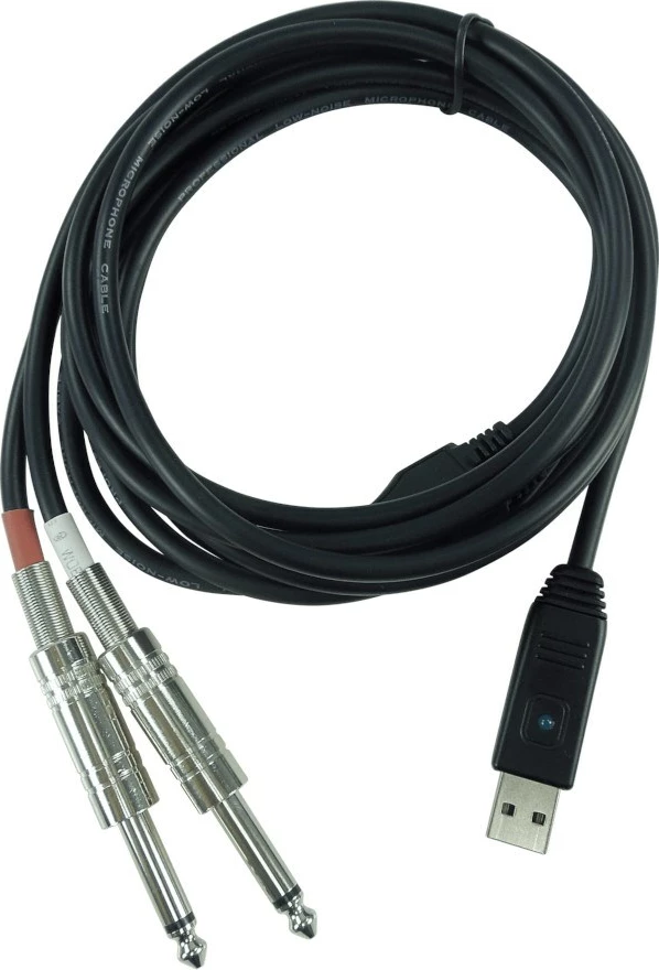 Audio kabel za vmesnik Behringer Line 2 USB, 2 m, črn