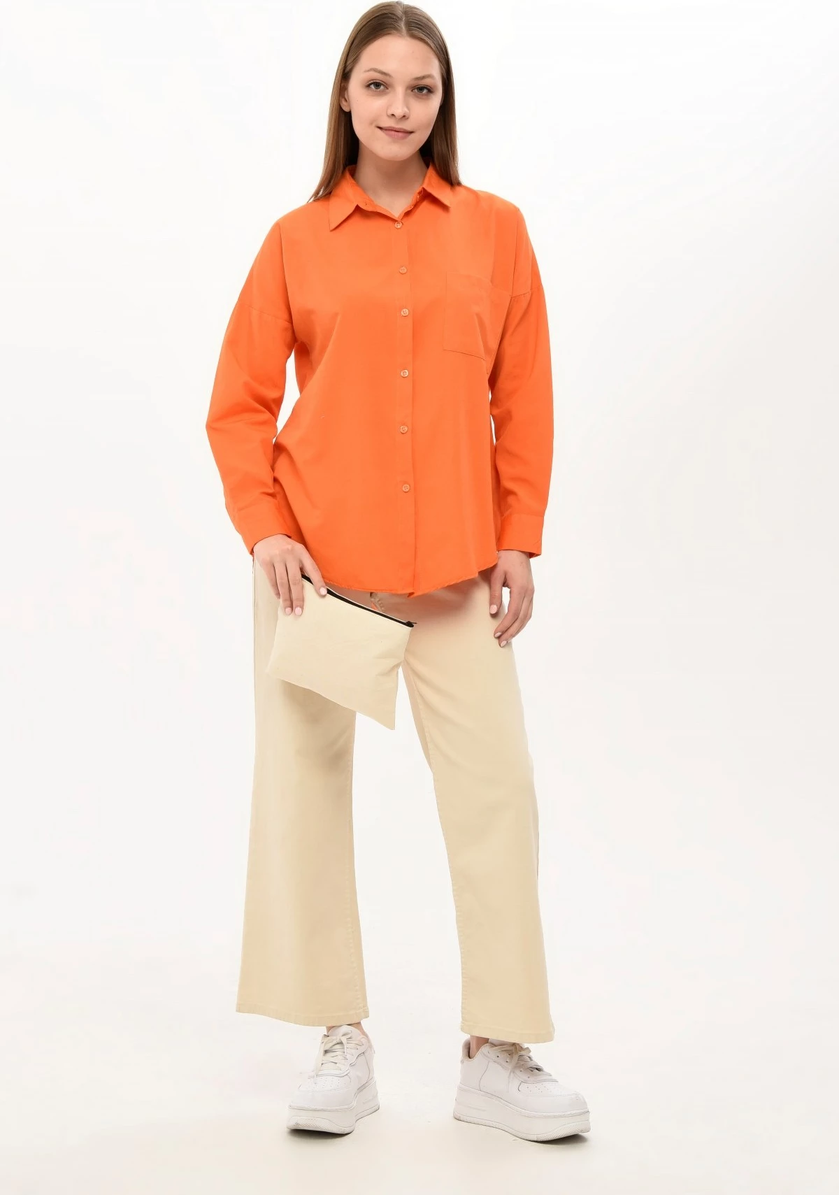 Kozmetična torbica Pauldavis, krem, 25x18cm