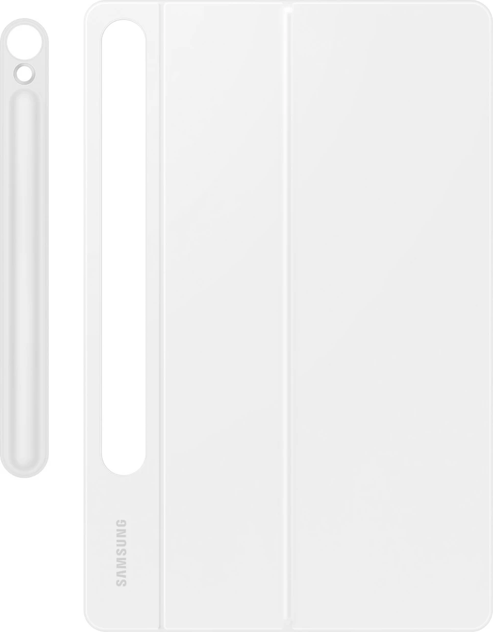 Tastaturna zaščita s tipkovnico in touchpadom za Galaxy Tab S9, Galaxy Tab S9 FE Samsung EF-DX725, bela