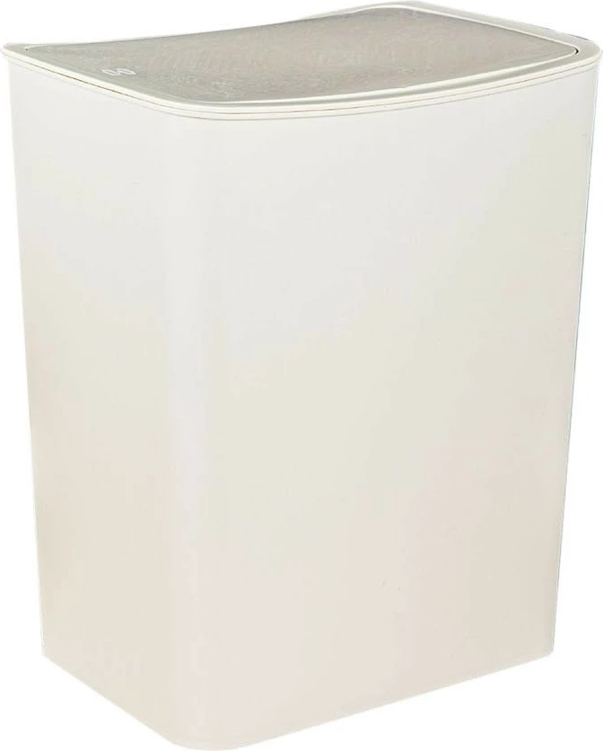 Koš za smeti, krem, Hermia Concept, TRN-183-02, 22,5 x 16 x 27,5 cm, 10 L