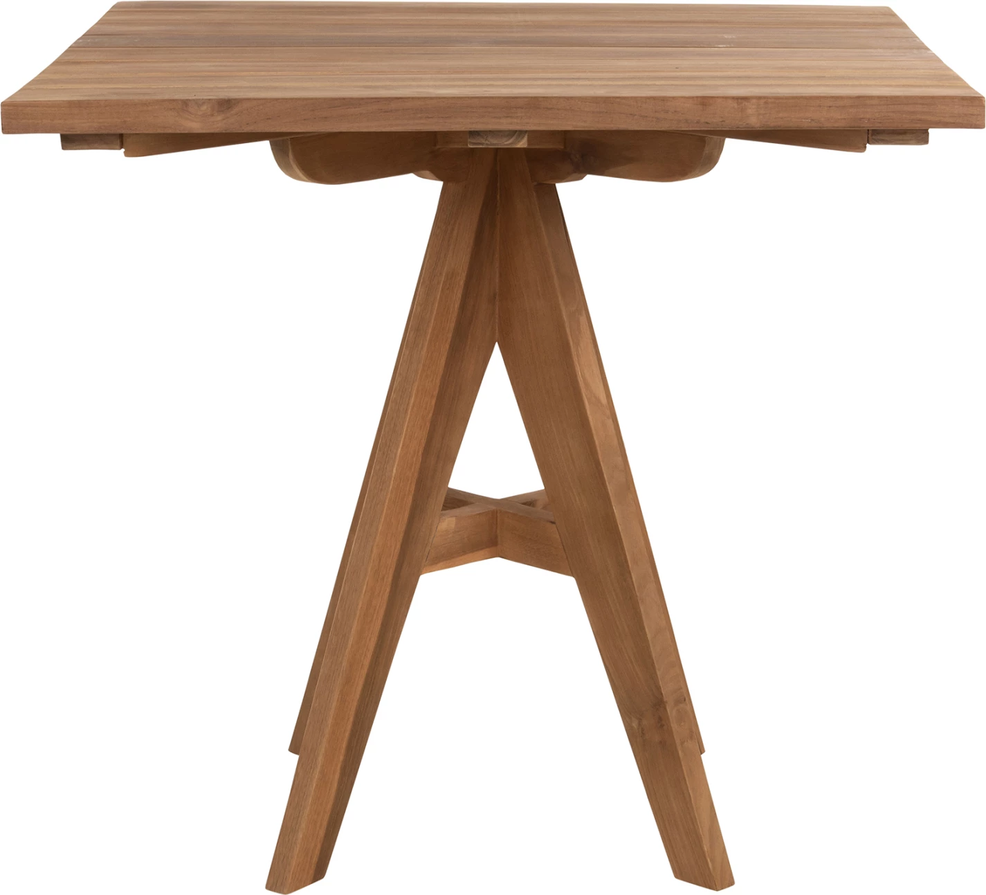 Zunanji jedilni mizi LEO FH9622 kvadratni tikov les 80x80x75Hcm