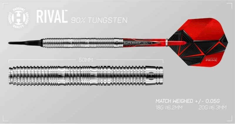 Aksesorji Harrows, rdeče