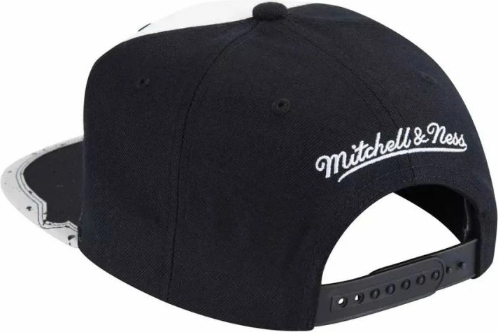 Kapica Mitchell & Ness za moške, bela in črna