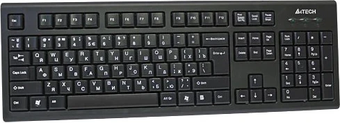 Žična tipkovnica A4Tech KR-85, črna