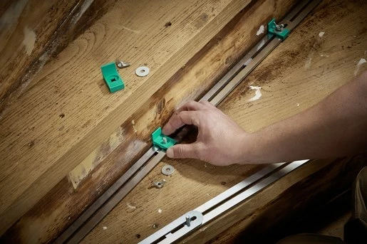 Merni pripomoček za stopnice Wolfcraft 5210000, nerjaveče jeklo, črn