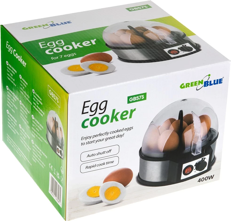 Zložilec jajc, 400 W, srebrn GreenBlue GB573
