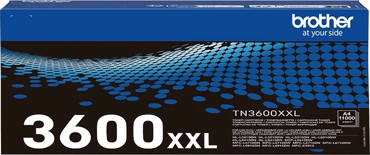 Toner z visokim izkoristkom Brother TN-3600XXL, 11000 strani, črn, 1 kos