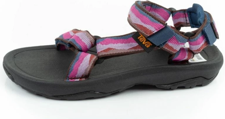 Otroške sandale Teva, črno/roza