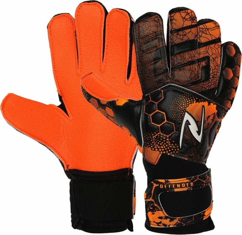 Rokavice vratarja za moške, črno-rdeče (Inny)