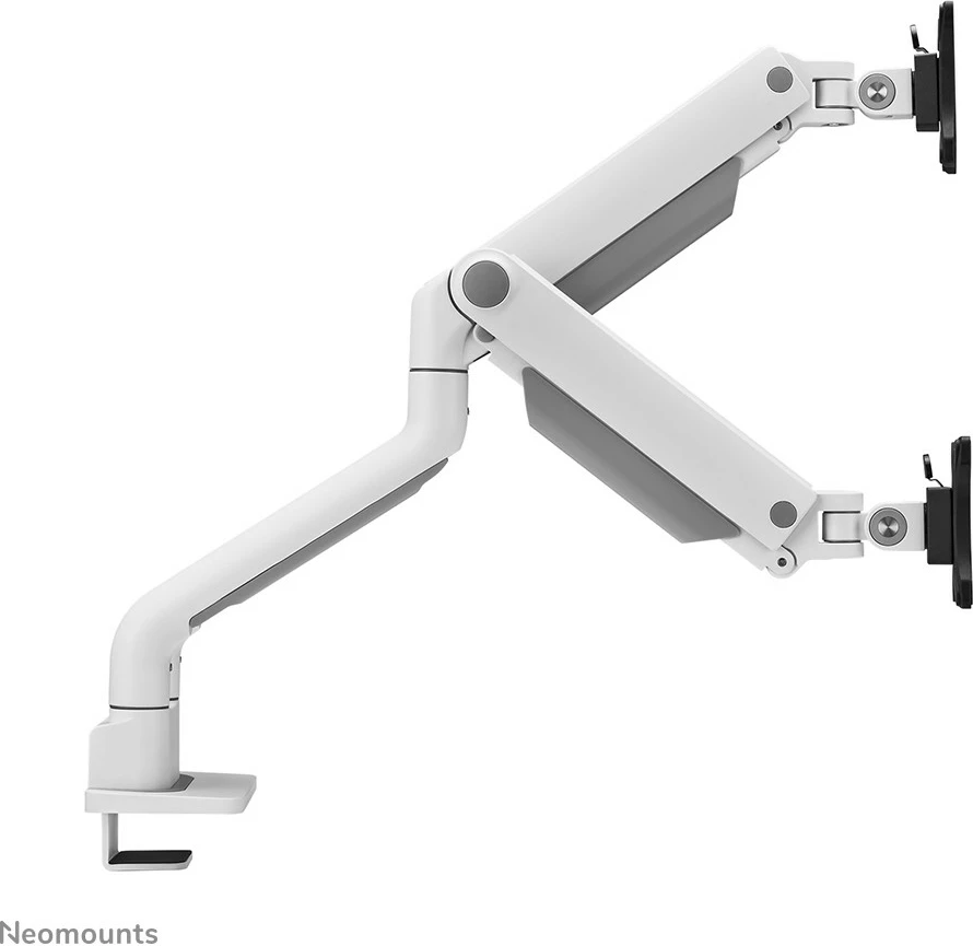 Namizni nosilec za dva monitorja, Neomounts DS70S-950WH2, Clamp/Grommet, 18 kg, 43,2 cm (17"), 88,9 cm (35"), 100 x 100 mm, bel