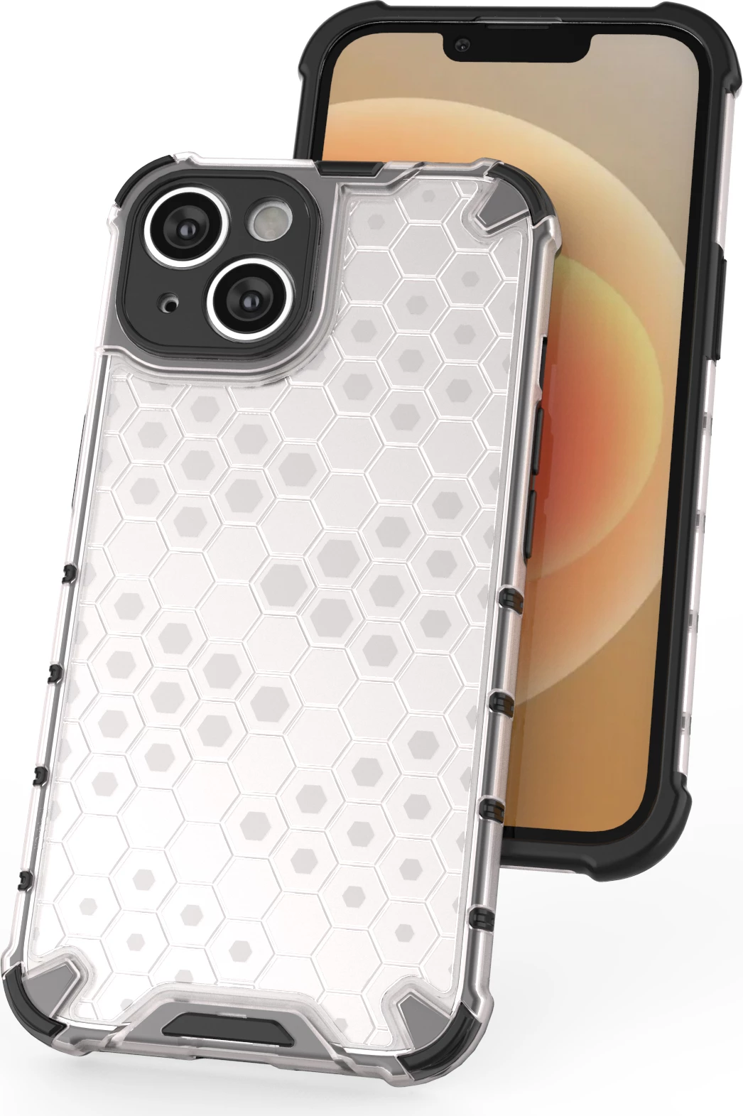 Zaščitni ovitek Honeycomb Hurtel za iPhone 14 Plus, moder