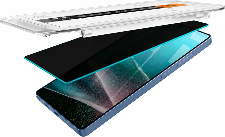 Zaščitno steklo Spigen Glas.TR Ez Fit Privacy za Samsung Galaxy S25 Ultra, 2 kosa