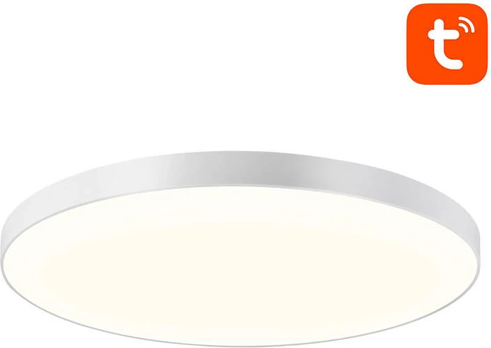 Pametna stropna svetilka Gosund LB13, 30 cm, Bluetooth, 16M barv RGBCW, 1600 lm, z daljinskim upravljalnikom, bela