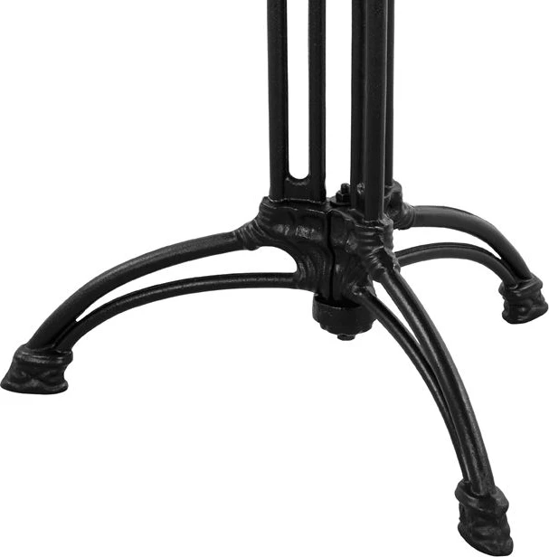 Miza s 3 nogami iz železa FH5609 z marmorjem Okrogla 60x73cm