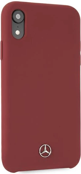Silikonski ovitek za iPhone XR, Mercedes MEHCI61SILRE, rdeč