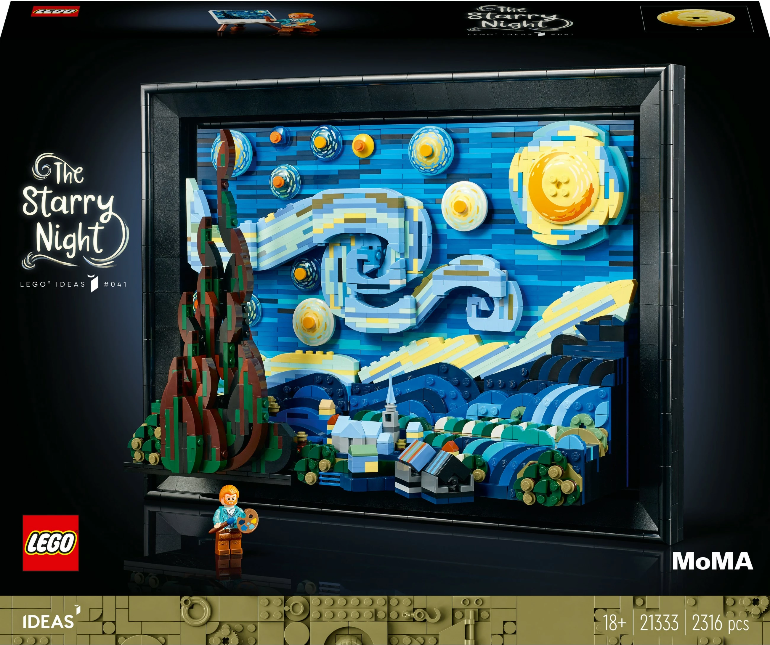 Set Starry Night, LEGO Ideas 21333, 2316 kosov