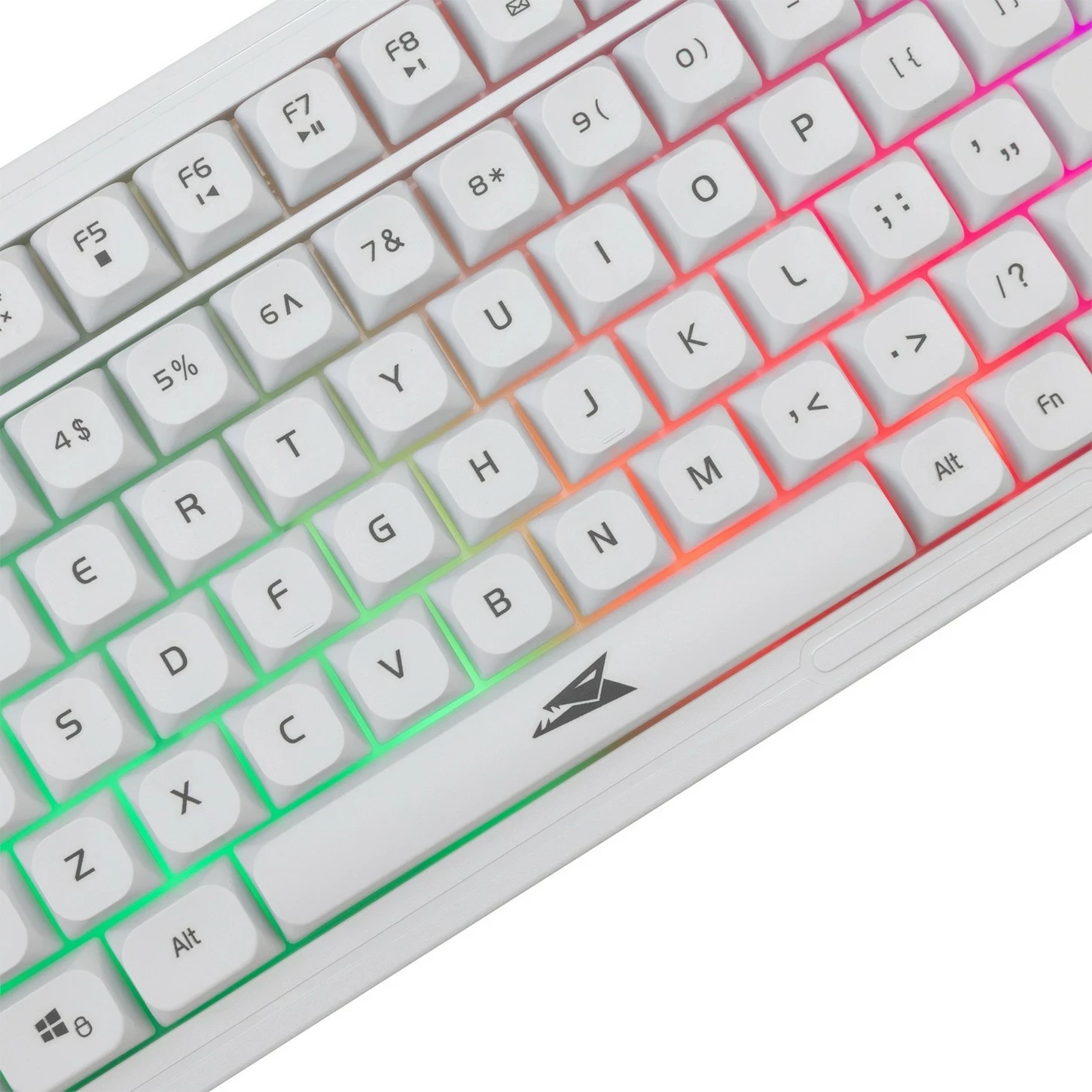 Tipkovnica in miška, RGB, polna velikost, bela Baracuda Orca BGC-011