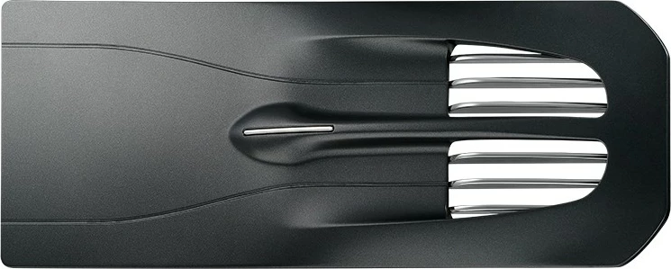 Zadnja plošča za PowerColor RX 7900 Red Devil, plastika, črna