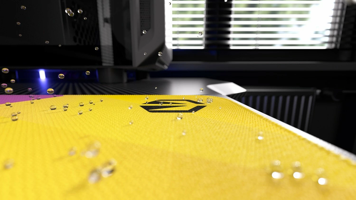 Velik XL podloga za miško Crystal Spectrum, Endorfy, za igralce, mešane barve