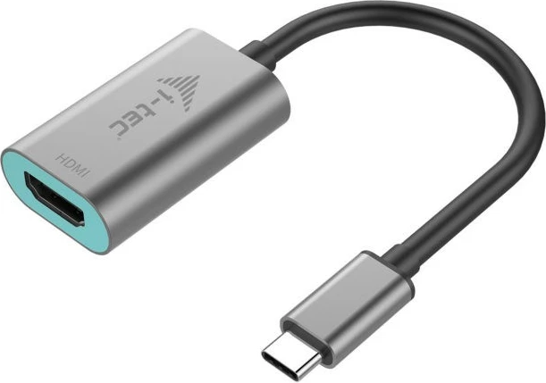 USB-C na HDMI adapter i-tec C31METALHDMI60HZ, 4K Ultra HD 60Hz, siv