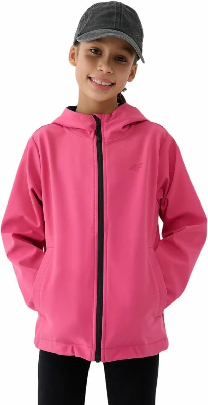 Softshell jakna za otroke 4F, rožnata