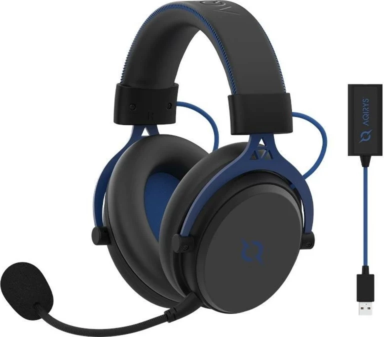 Slušalke AQIRYS Sirius Pro 7.1, z odstranljivim mikrofonom, Bluetooth, USB, 3,5 mm, črne