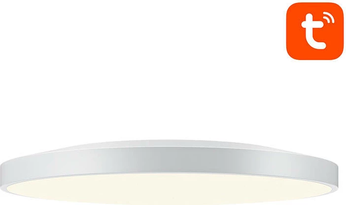 Pametna stropna svetilka Gosund LB13, 30 cm, Bluetooth, 16M barv RGBCW, 1600 lm, z daljinskim upravljalnikom, bela