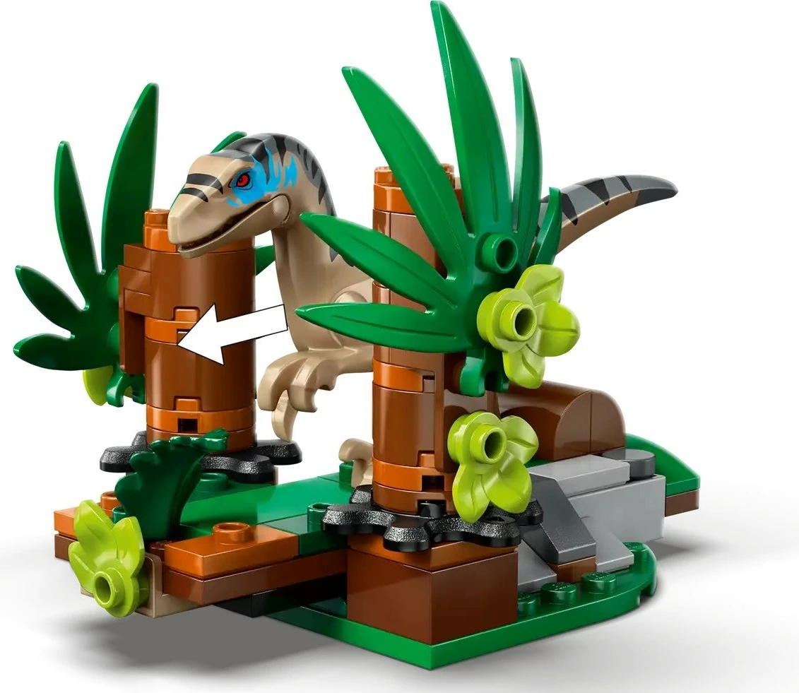 Set LEGO Jurassic World 76972 Raptor Off-Road Escape, 285 kosov