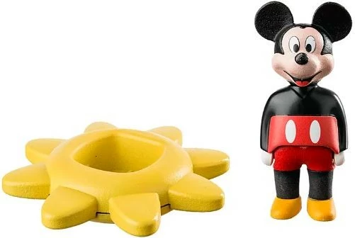 Set figuric in ropotuljica v obliki sonca, Playmobil 1.2.3 Mickey Mouse, 71321, plastika