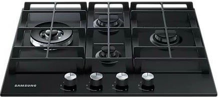 Plinska plošča Samsung NA64H3030BK/O1, 4 kuhališča, steklo, črna
