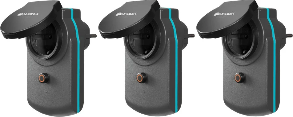 Pametni napajalni adapter za zunanjo uporabo GARDENA smart Power Adapter, 3 kosi, zeleno-siv