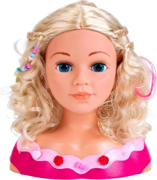 Glava za urejanje las z dodatki Princess Coralie Klein, za deklice, igralni komplet