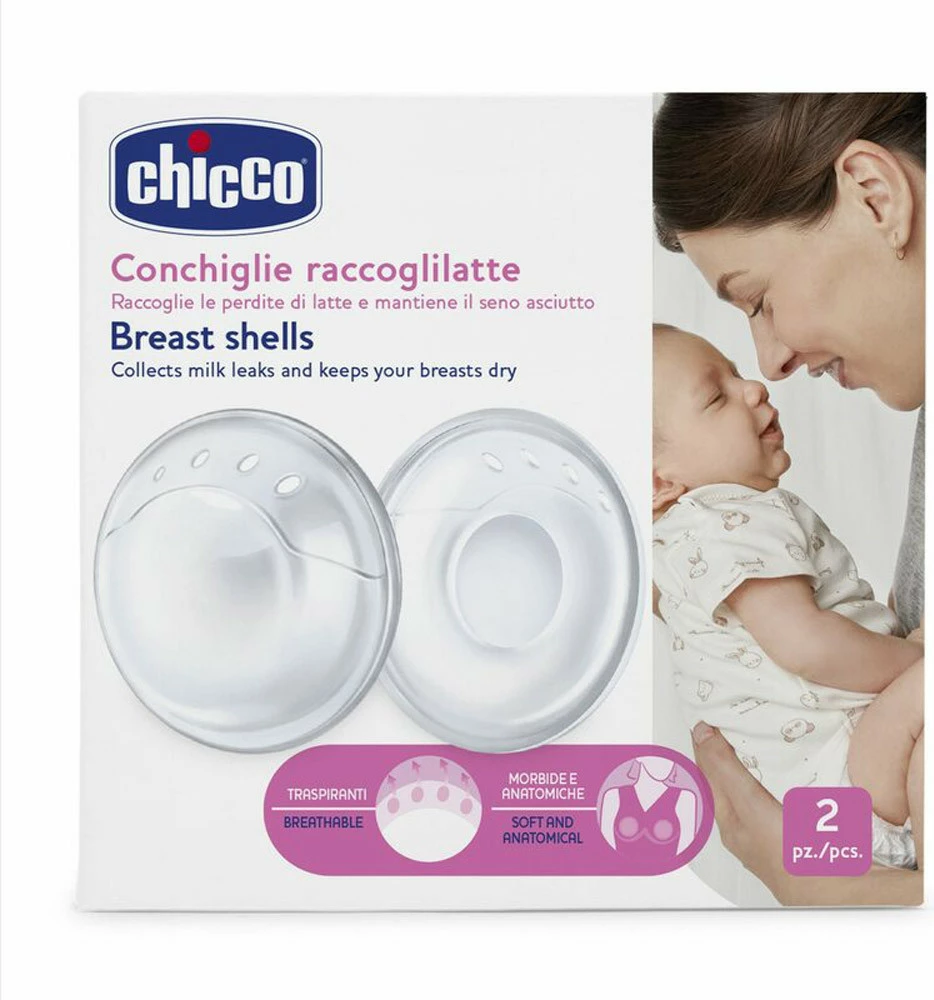 Laktacijske školjke za dojenje Chicco, 2 kosa