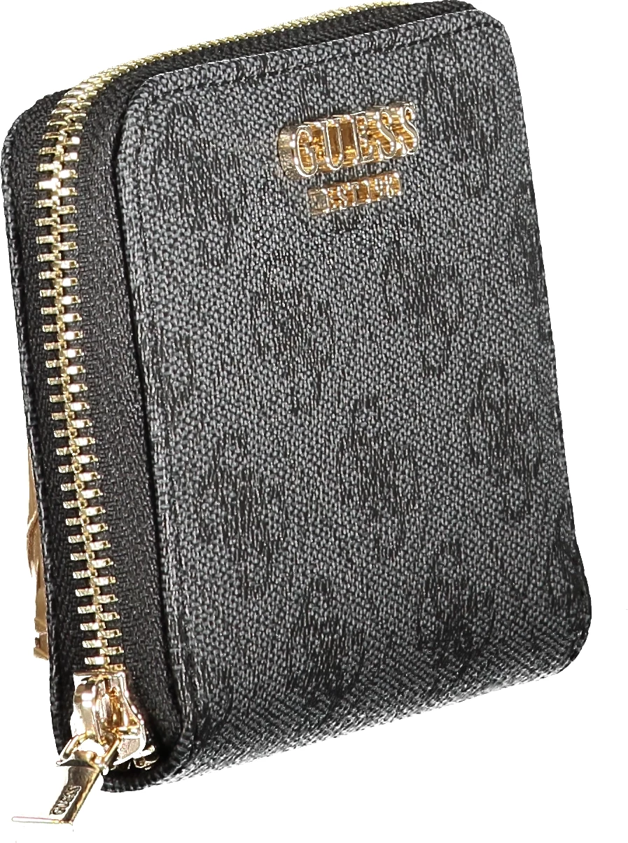 Praktičen in eleganten denarnica Laurel II, GUESS JEANS, črna