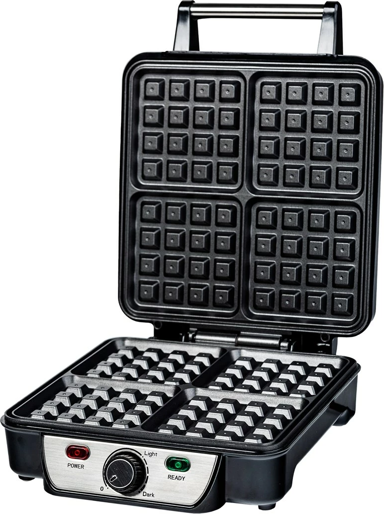 Toster za vaflje Ravanson GR-7030, 1100 W, srebrn