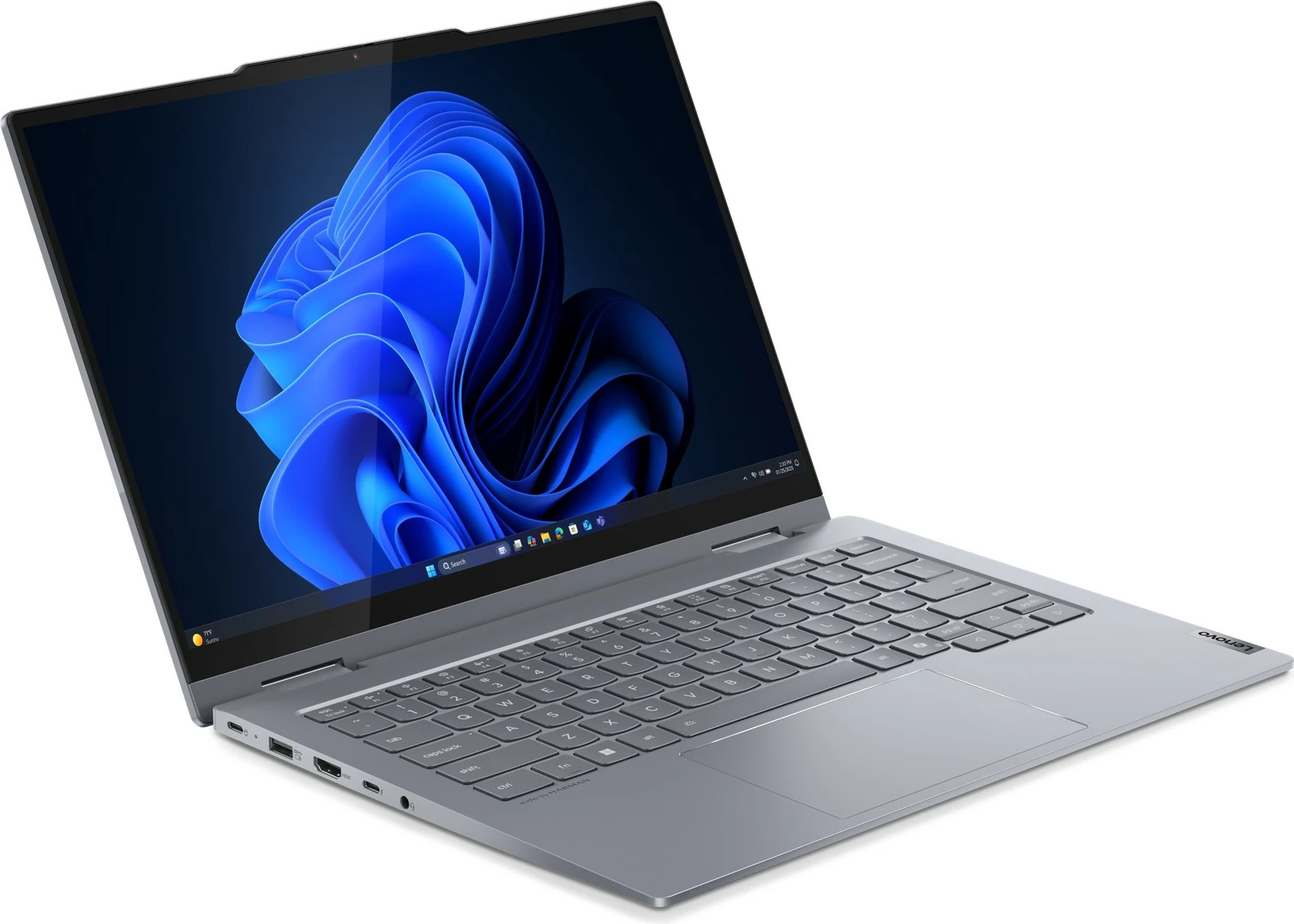 Prenosnik z zaslonom na dotik 2-v-1 Lenovo ThinkBook 14 G5 IAU, Intel Core Ultra 7, 32 GB RAM, 1 TB SSD, 14", Luna Grey
