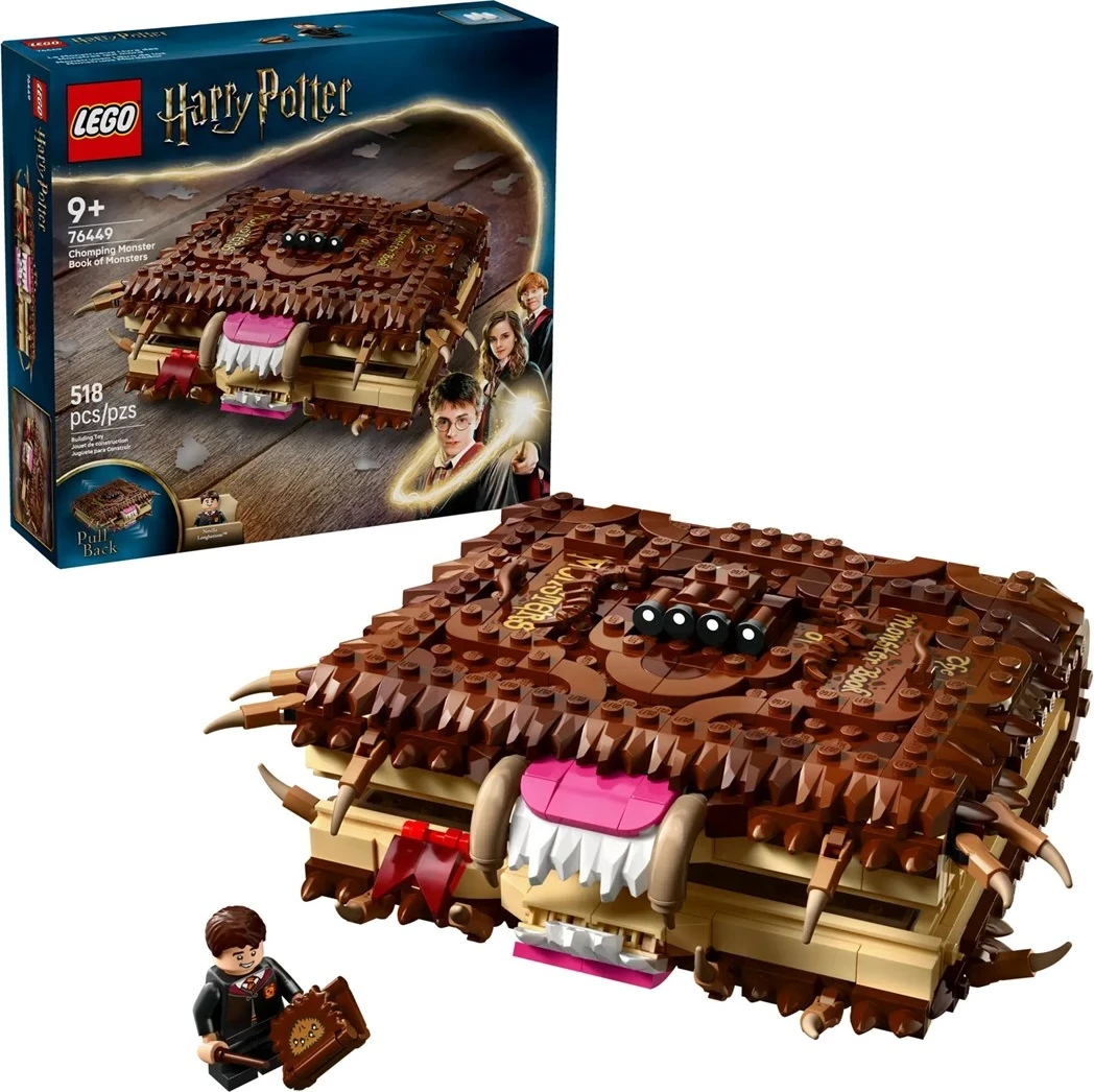 Grizajoča knjiga pošasti, LEGO Harry Potter 76449, 518 delov