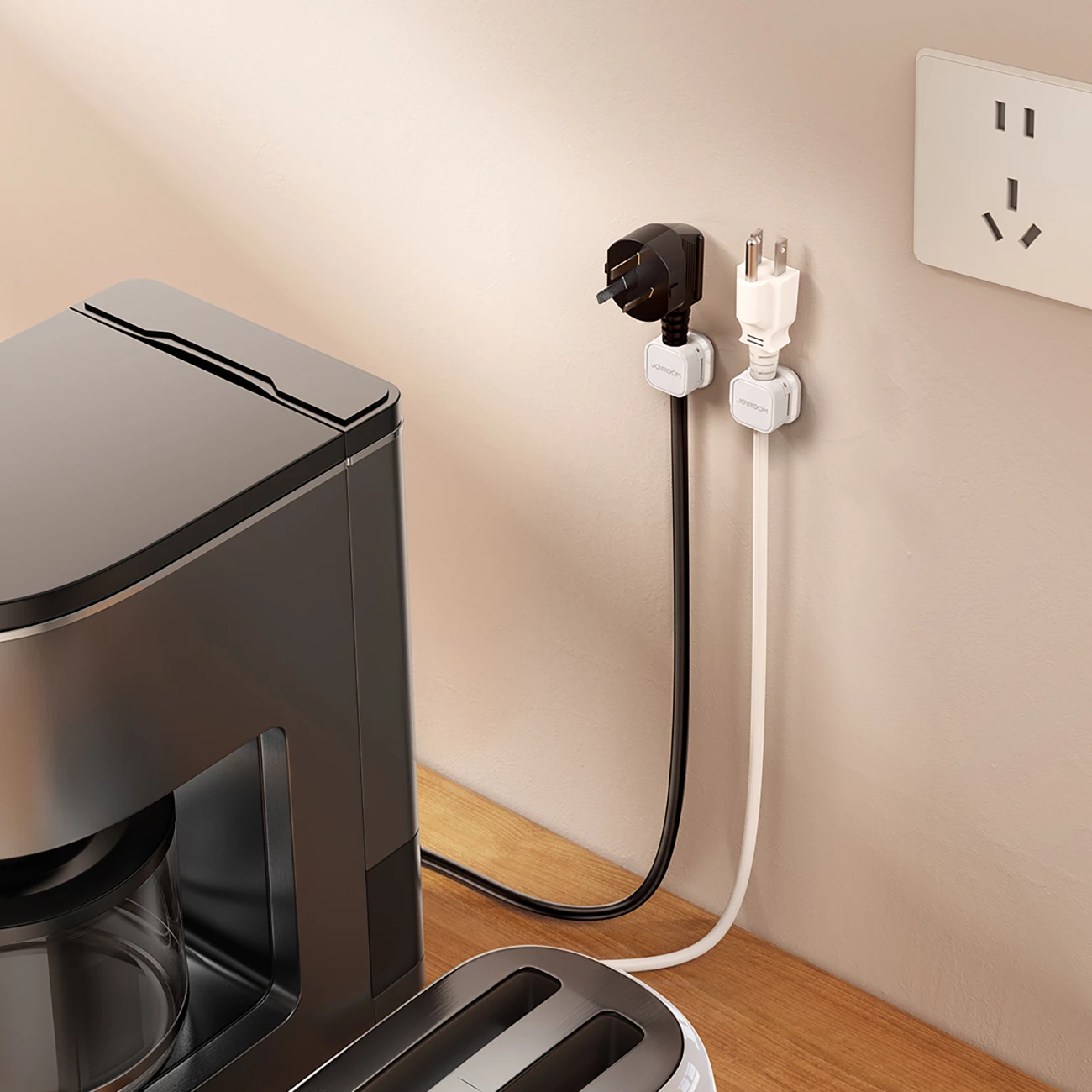 Magnetni organizator kablov Joyroom JR-ZS368, 6 kosov, bel