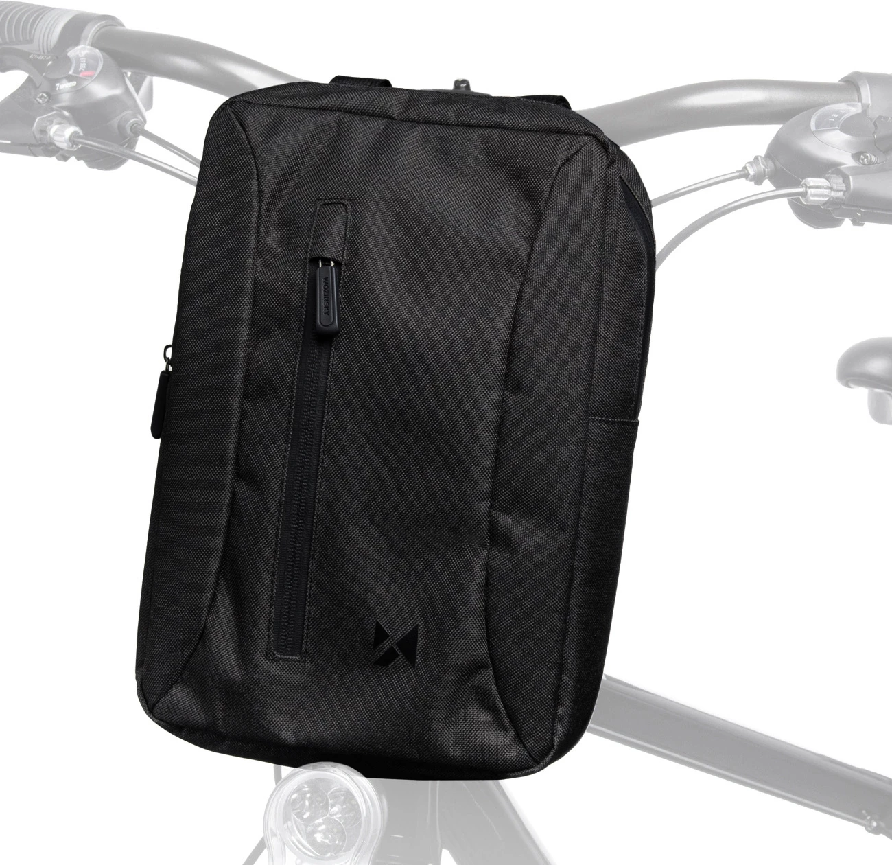 Torba za kolo za krmilo Wozinsky WSB6GR, siva